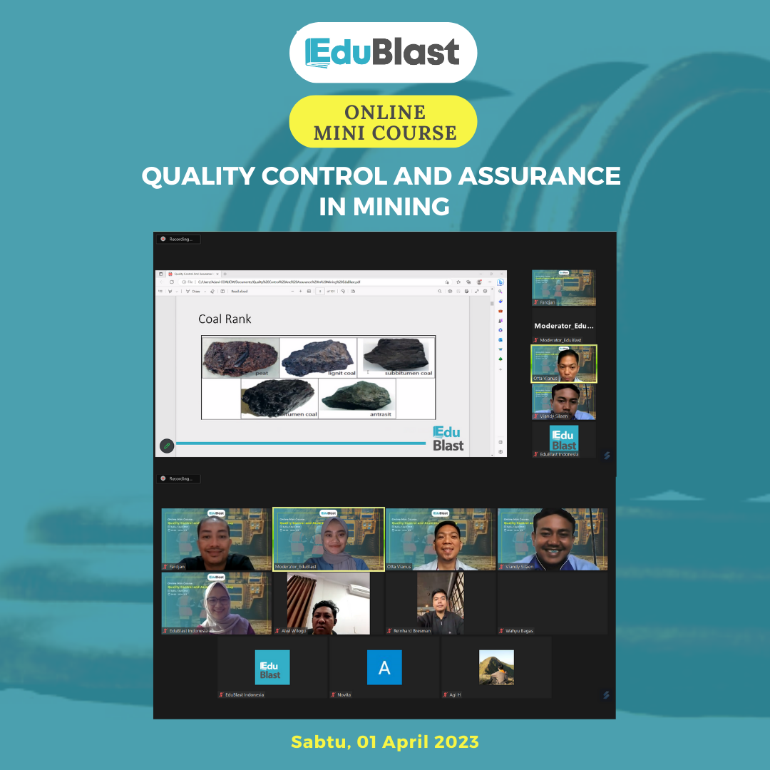 Online Mini Course - Quality Control and Assurance in Mining