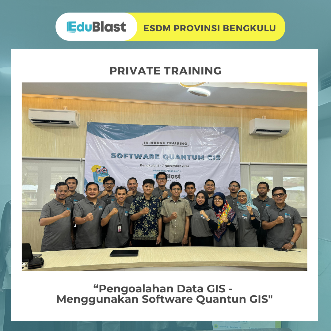 In House Training Pengoalahan Data GIS "Software Quantun GIS" - ESDM Provinsi Bengkulu